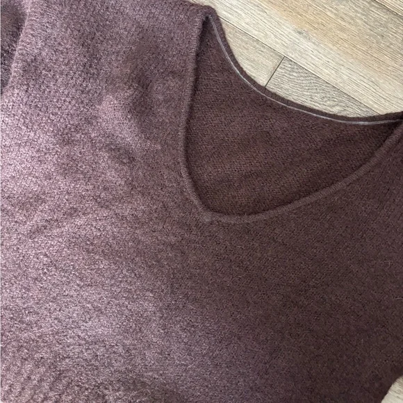 White Fox Boutique Softer Love Knit Sweater Chocolate S/M - Picture 9 of 11